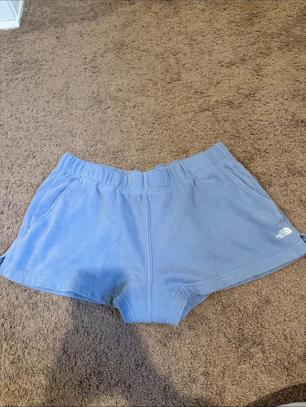The North Face Women's Sky Blue Athletic Shorts